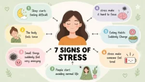 What are 7 signs of stress? Know with Harsha Nair
