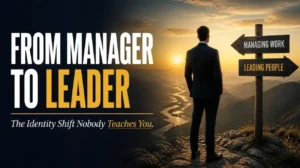 From Manager to Leader: The Identity Shift Nobody Teaches You